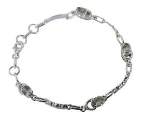 Riyo Green 925 sterling silver Green Amethyst Bracelet marvelous handmade jewelr