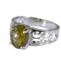 Riyo Tourmaline Daisy Silver Jewellery Sports Ring Sz 7 Srtou7-84113