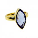 Riyo Tanzanite Cz Wholesale Gold Plated Nice Ring Sz 7 Gprtacz7-108007