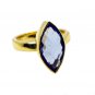 Riyo Tanzanite Cz Wholesale Gold Plated Nice Ring Sz 7 Gprtacz7-108007