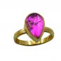 Riyo Dichroic Glass 18kt Gold Plated Flirty Ring Gprdgl70-22014
