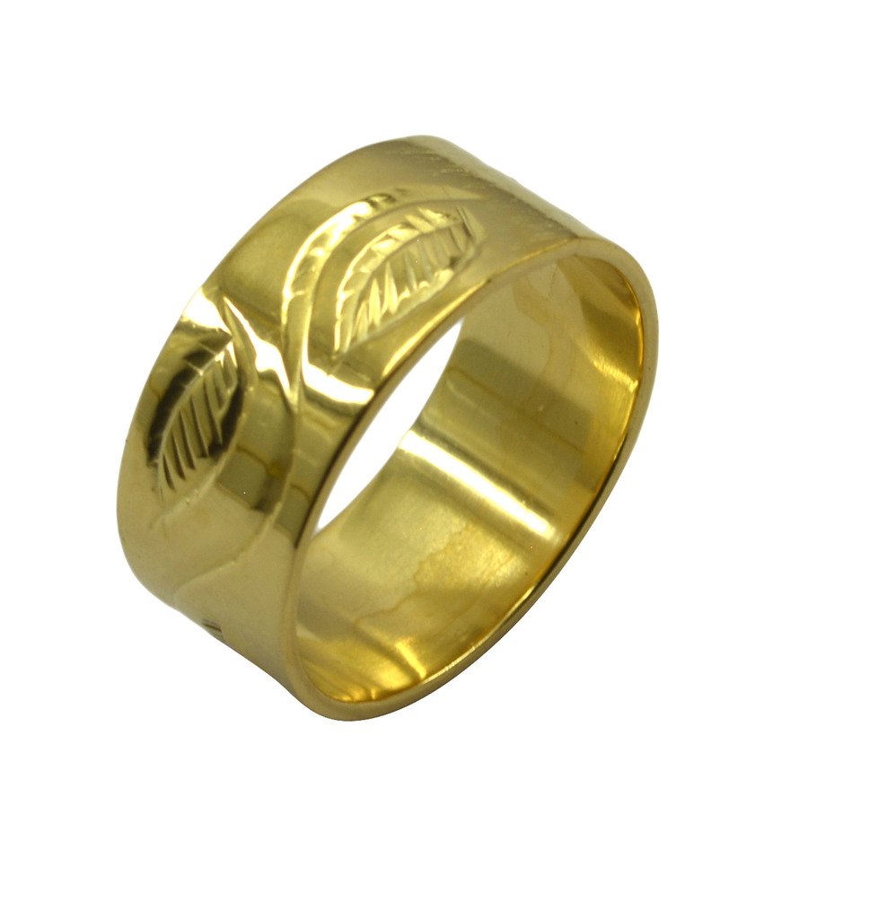 Riyo A Plain  18kt Gold Plated Fine Ring Gprpla95-120008