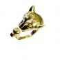 Riyo A Plain  18kt Gold Plated Leopard Ring Gprleo70-220002