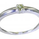 Riyo Green 925 sterling silver Peridot Ring statuesque gemstone jewelry designs