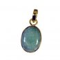 Riyogems Jasper 18-Kt Gold Plated Organic Pendants L 1.5in Gppjas-40019