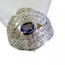 Riyo Iolite Silver Gemstone Jewelry Designer Ring Sz 7 Sriol7-38027