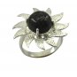 Riyo Gemstone Alloy Silver Clustered Ring Aspr100-0002