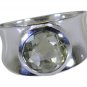 Riyo Green 925 sterling silver Green Amethyst Ring winning gemstone costume jewe