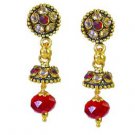 Riyo Plain Gold Plated Plain Earring beauty handmade jewelry shop GPEJHU-120015