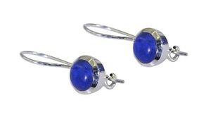 Riyo Blue 925 sterling silver Lapis Earring nubile luxury jewelry store SELLA-44