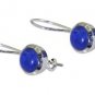 Riyo Blue 925 sterling silver Lapis Earring nubile luxury jewelry store SELLA-44