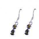 Riyo Peridot Silver 925 Jewelry Silver Earring Settings L 1.3in Seper-58060