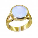 Riyo Purple Gold Plated Fire Opal CZ Ring fair handmade jewellery for sale GPRFO