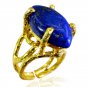 Riyo Lapis Lazuli Gold Plated Sets Toe Ring Jewelry Sz 7 Gprlla7-44010