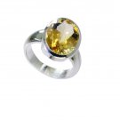 Riyo Citrine Silver Jewellery Suppliers Wide Silver Ring Sz 9.5 Srcit9.5-14071