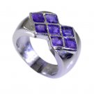Riyo Amethyst Silver Prom Jewellery Ring Silver Sz 6.5 Srame6.5-2024