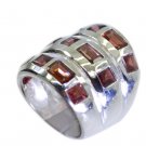 Riyo Garnet 925 Sterling Silver Aqiq Ring Jewelry Sz 7 Srgar7-26080