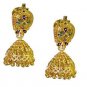 Riyo Plain Gold Plated Plain Earring classy handmade wedding jewellery GPEJHU-12