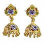 Riyo Plain Gold Plated Plain Earring angelic handmade stamped jewelry GPEJHU-120