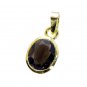 Riyogems Smoky Quartz Gold Plate Manufacturer Door Knocker Pendant L 1.2in Gppsq