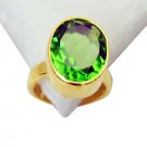 Riyo Peridot Cz Fine Gold Plated Purity Ring Jewelry Sz 5 Gprpecz5-100001