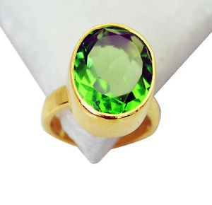 Riyo Peridot Cz Fine Gold Plated Purity Ring Jewelry Sz 5 Gprpecz5-100001