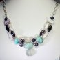 Riyo  Gemstone Gemstone Jewellery Solid Silver Necklace L 16in Snmul-52015