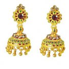 Riyo Plain Gold Plated Plain Earring bewitching handmade unique jewellery GPEJHU