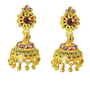 Riyo Plain Gold Plated Plain Earring bewitching handmade unique jewellery GPEJHU