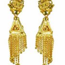 Riyo Plain Gold Plated Plain Earring gorgeous handmade jewelry gemstones GPEJHU-