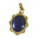 Riyogems Sunstone Gold Plate Jewellery Circle Pendants L 1.5in Gppsun-78017