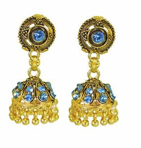 Riyo Plain Gold Plated Plain Earring scenicbonny handmade jewelry websites GPEJH