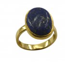 Riyo Blue Lapis Lazuli  18kt Gold Plated Flawless Ring Gprlla75-44104