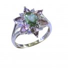 Riyo  Tourmaline 925 Solid Sterling Silver Coordinating Ring Srtou75-84139