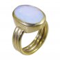 Riyo Purple Gold Plated Fire Opal CZ Ring luscious handmade fabric jewelry GPRFO