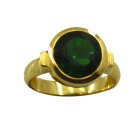 Riyo Green Emerald Cz  18kt Gold Plated Delicate Ring Gpremcz70-96163
