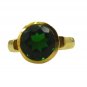 Riyo Green Emerald Cz 18kt Gold Plated Delicate Ring Gpremcz70-96163