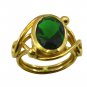 Riyo Green Emerald Cz 18kt Gold Plated Creative Ring Gpremcz70-96147