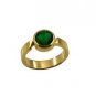 Riyo Green Emerald Cz 18kt Gold Plated Polished Ring Gpremcz90-96157
