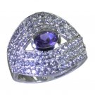 Riyo Purple 925 sterling silver Amethyst Ring nubile princess jewelry store SRAM