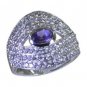Riyo Purple 925 sterling silver Amethyst Ring nubile princess jewelry store SRAM