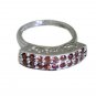 Riyo Garnet Unique Handmade Jewellery Silver Star Ring Sz 6.5 Srgar6.5-26050