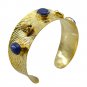 Riyo Gemstone 18kt Gold Plated Lovely Bangle W 1in Gpbmul-52014