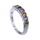 Riyo Tourmaline Elegant Silver Jewelry  Mori Ring Sz 7.5 Srtou7.5-84122