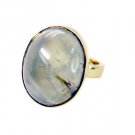 Riyo Prehnite 18 Ct Y.G. Plated Engagement Ring Sz 7 Gprpre7-60020