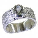 Riyo Green 925 sterling silver Green Amethyst Ring refined elegant handmade jewe