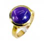 Riyo Amethyst 18k Y Gold Plating Gimmal Ring Sz 6.5 Gprame6.5-2027
