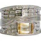Riyo Yellow 925 sterling silver Citrine  Ring dazzling cheap jewelry store SRCIT
