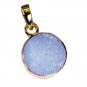 Riyogems Druzy Drusy 18ct Ygold Plate Ethnic Pendant L 1in Gppdru-24008