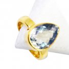 Green Amethyst Gold Plated Online Sovereign Ring